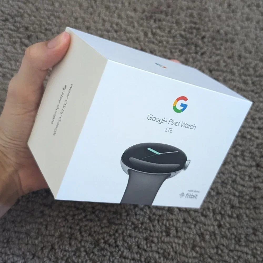 Brand New Google Pixel Watch (w/ Charcoal Band)